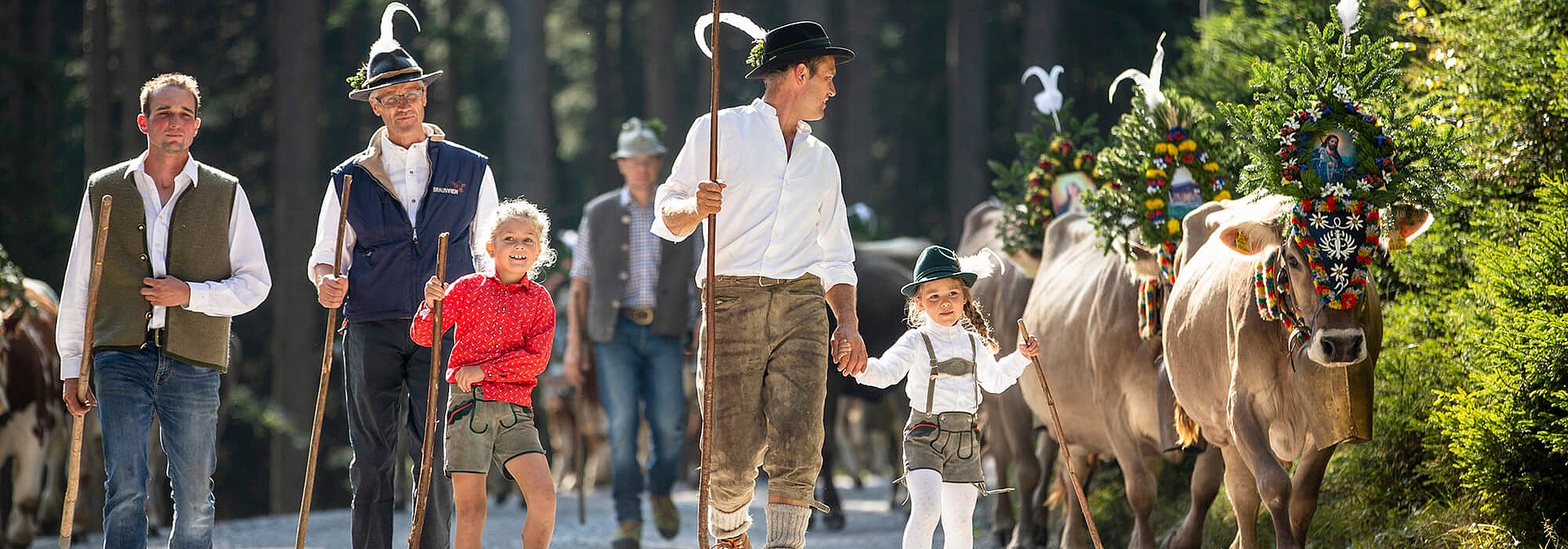 Almabtrieb im Zillertal Almabtrieb im Zillertal