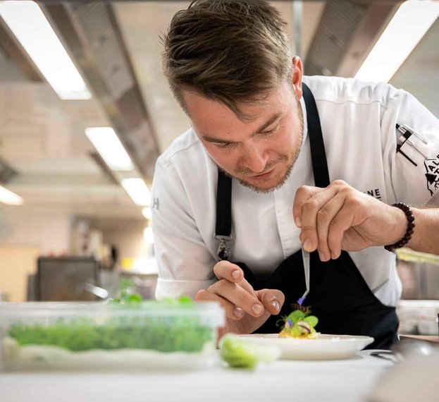 Küchenchef Maximilian Stock