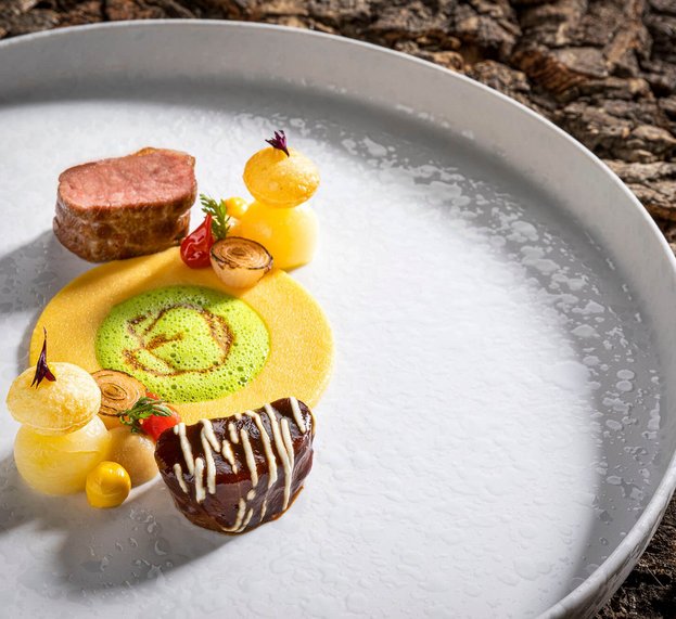 Teller schön angerichtet